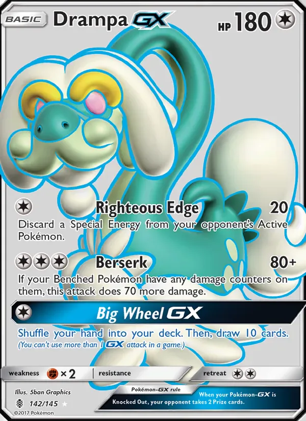 Drampa GX 142/145 from Guardians Rising