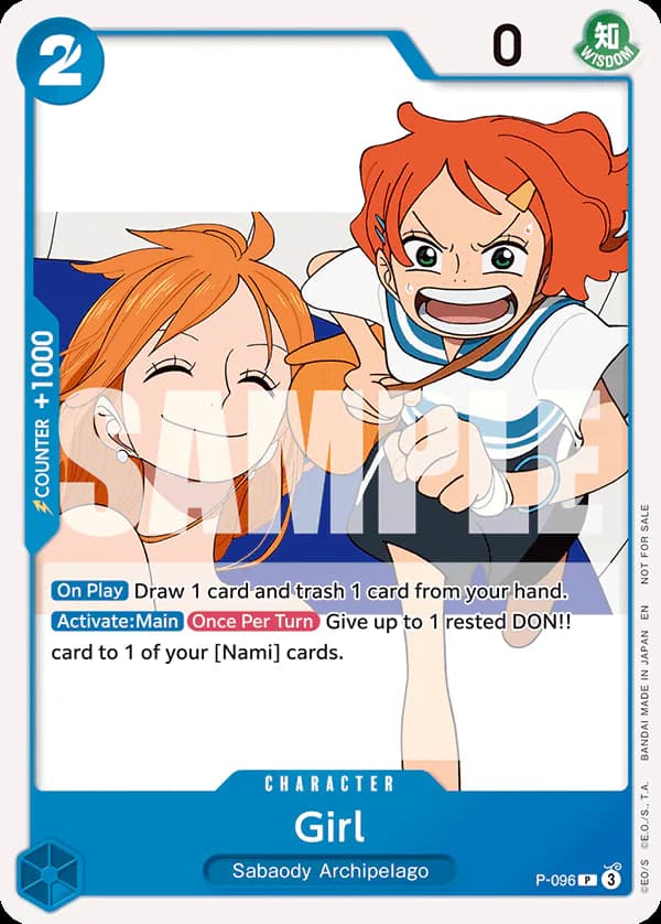 Girl P-096 Standard printing