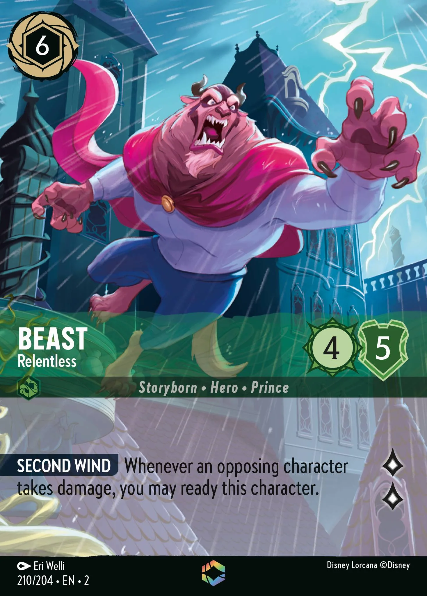 Beast - Relentless 210/204 from Rise of the Floodborn