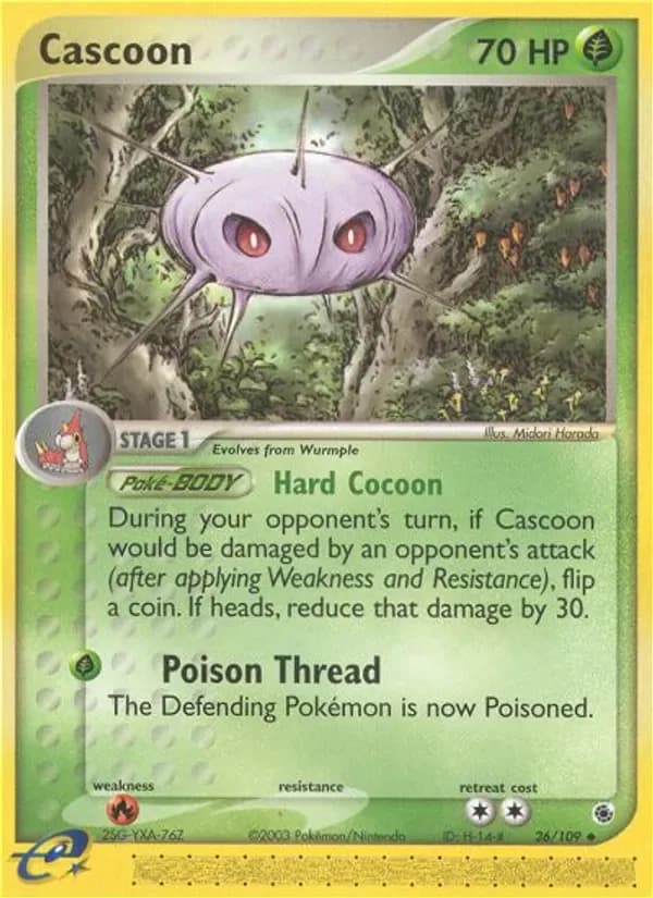 Cascoon 26/109 from EX Ruby & Sapphire