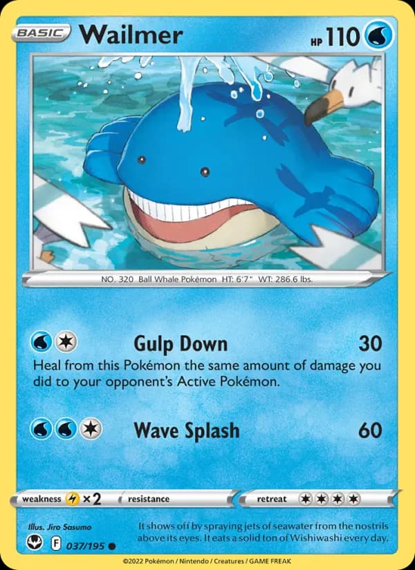 Wailmer 037/195 from Silver Tempest