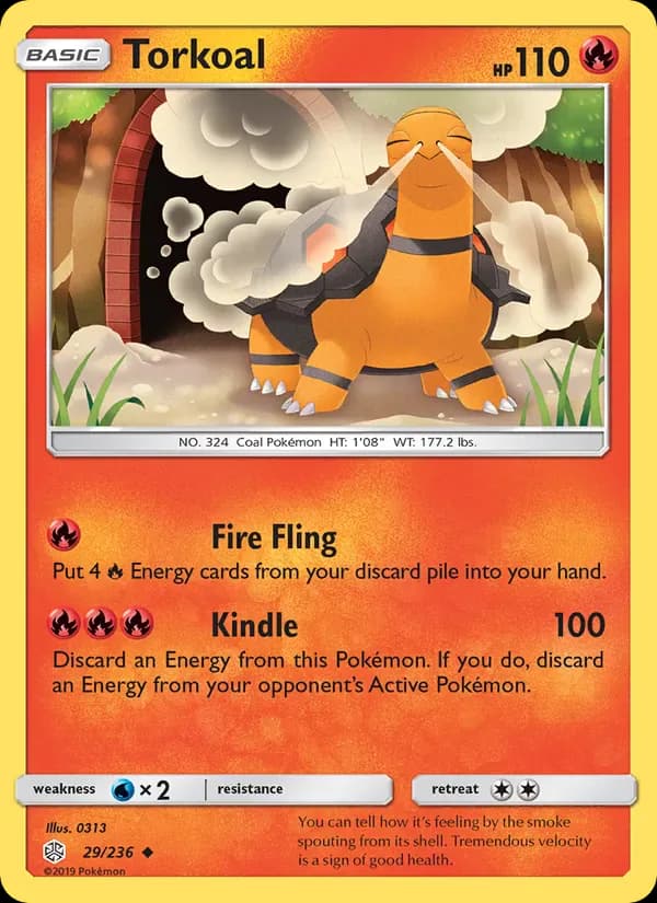 Torkoal 29/236 from Cosmic Eclipse