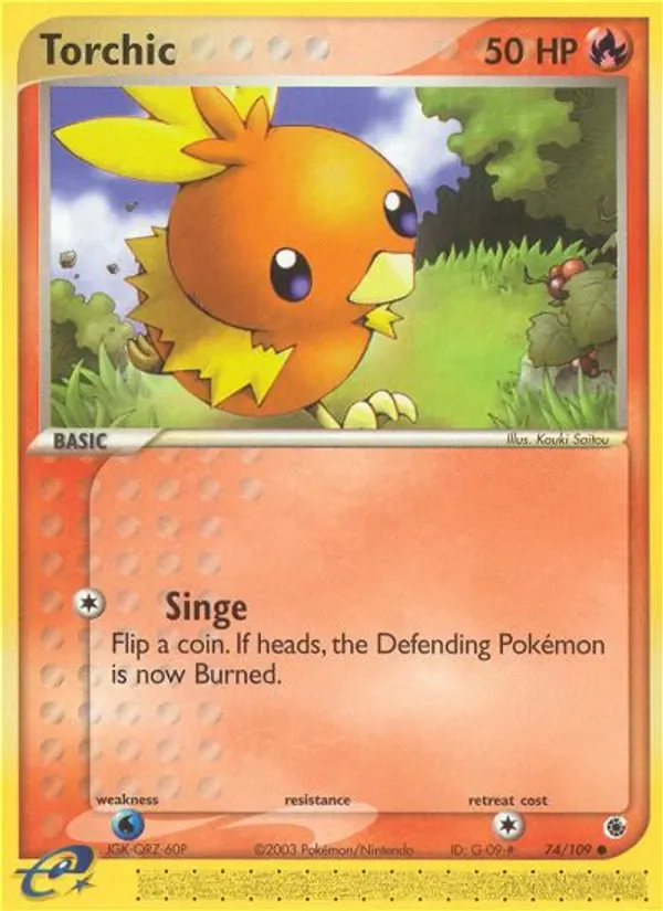 Torchic 74/109 from EX Ruby & Sapphire