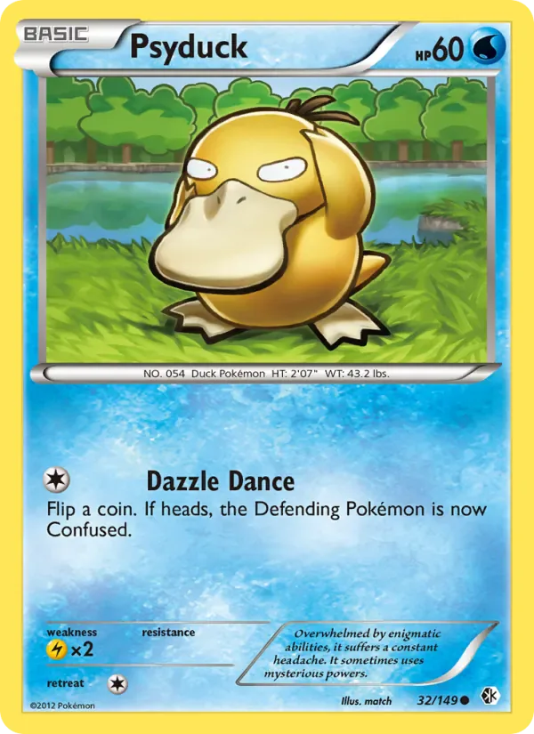 Psyduck 32/149 from Boundaries Crossed