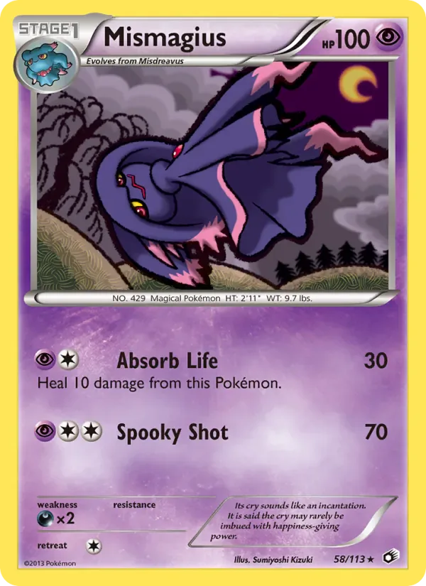 Mismagius 58/113 from Legendary Treasures