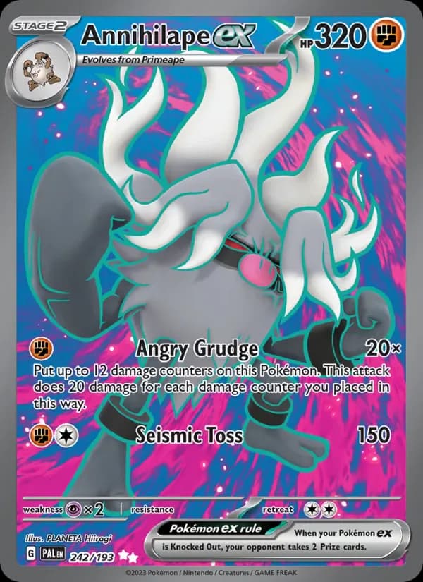 Annihilape ex 242/193 from Paldea Evolved