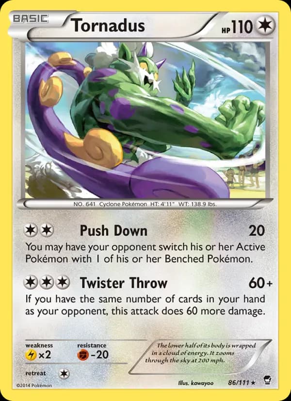 Tornadus 86/111 from Furious Fists