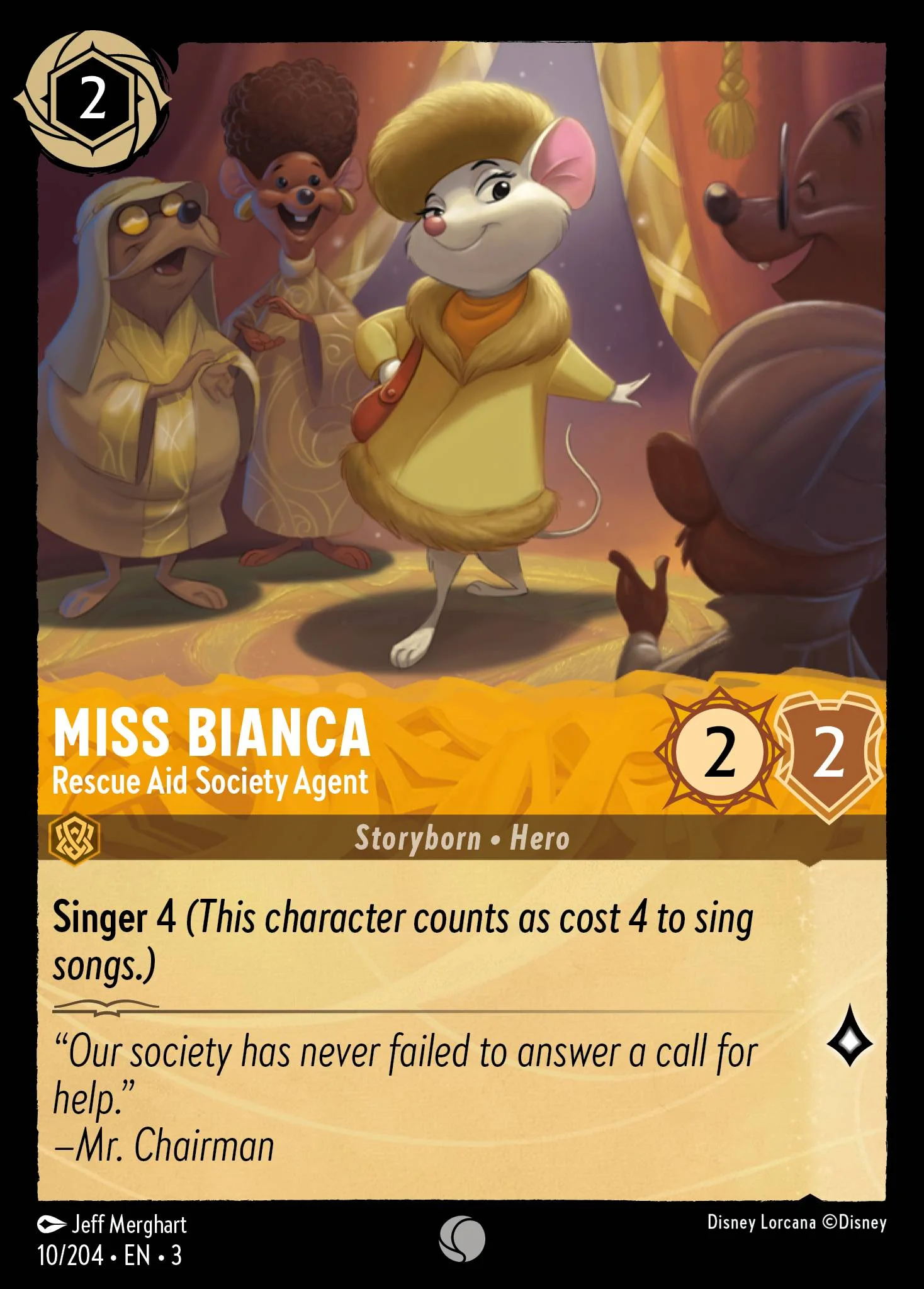 Miss Bianca - Rescue Aid Society Agent 10/204 from Into the Inklands