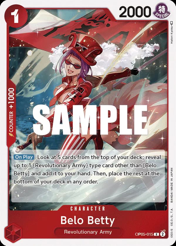 Belo Betty OP05-015 Standard printing