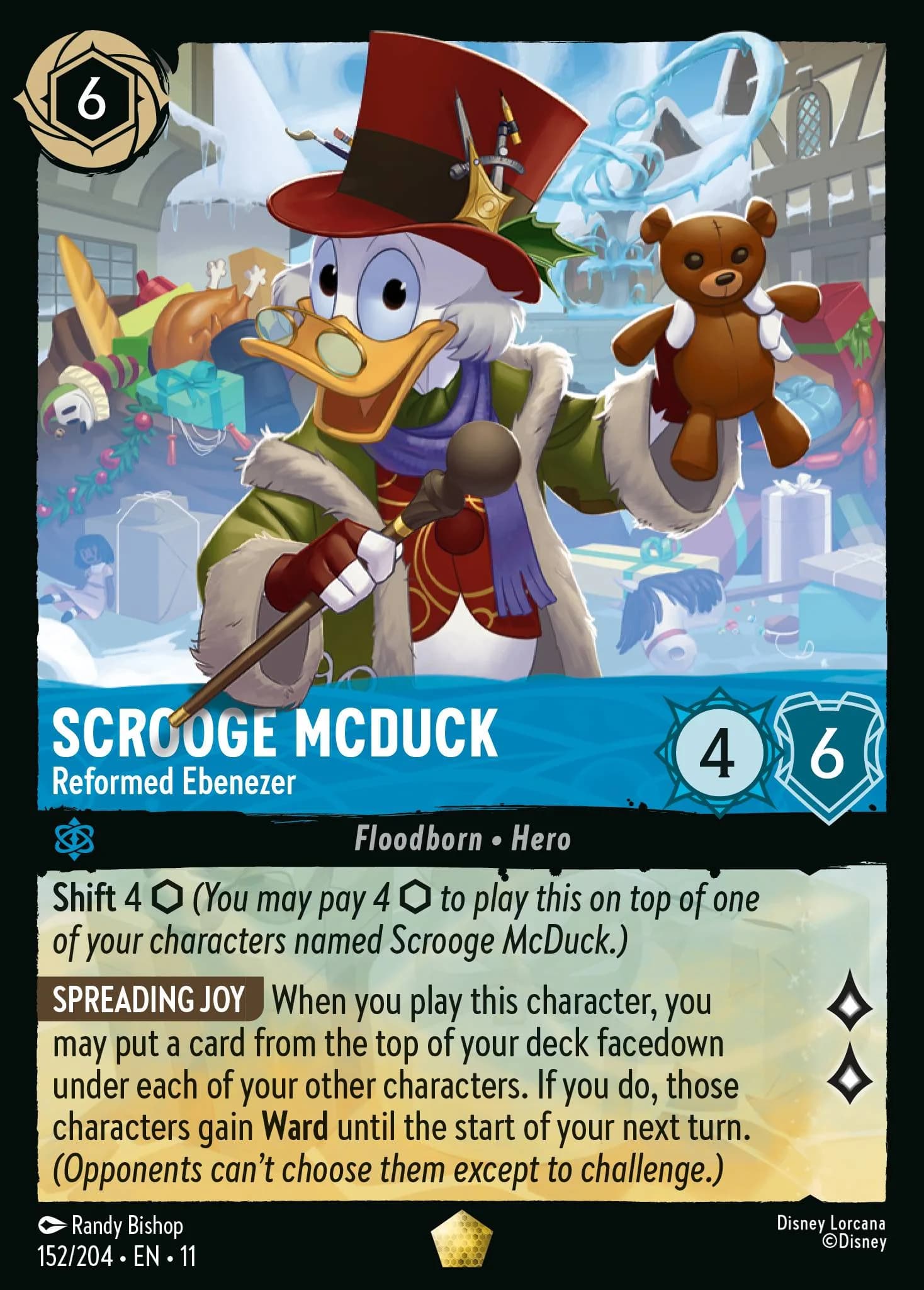 Scrooge McDuck - Reformed Ebenezer 152/204 from Winterspell