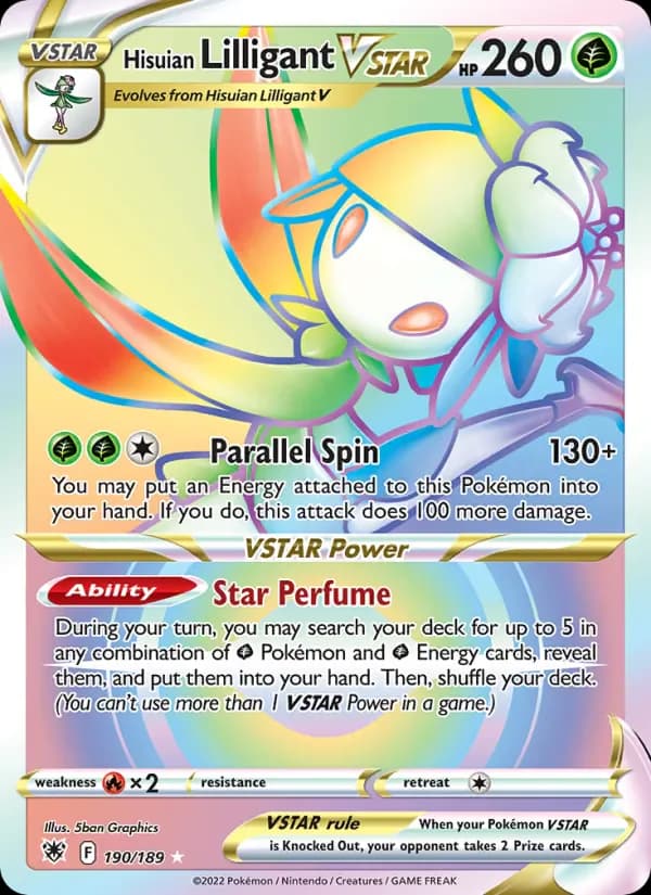 Hisuian Lilligant VSTAR 190/189 from Astral Radiance