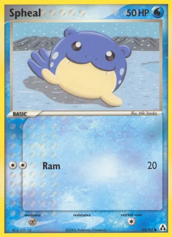 Spheal 65/92 from EX Legend Maker