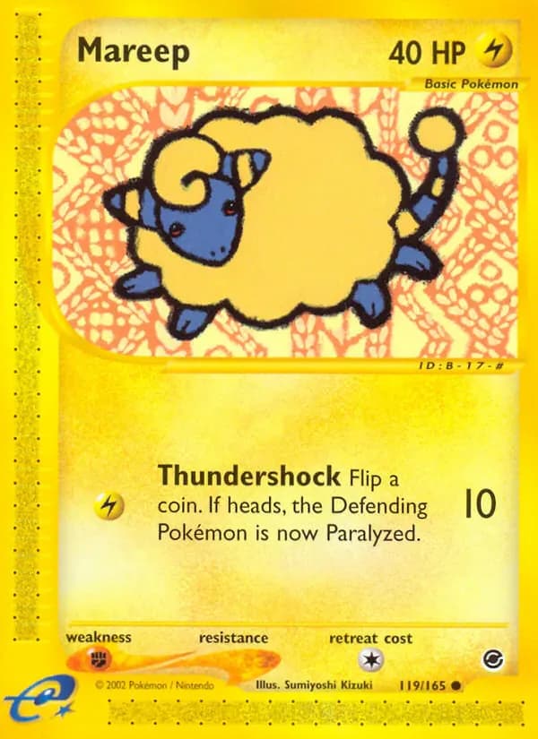 Mareep 119/165 from Expedition Base Set