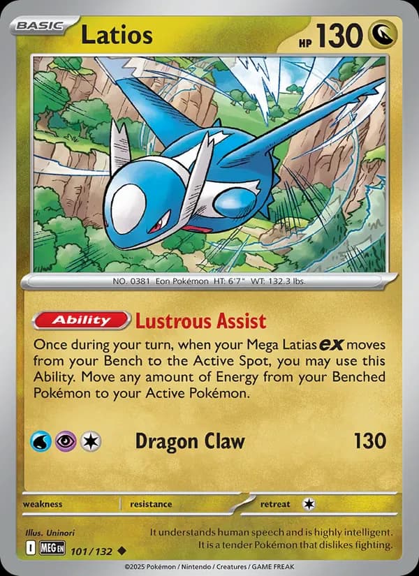 Latios 101/132 from Mega Evolution