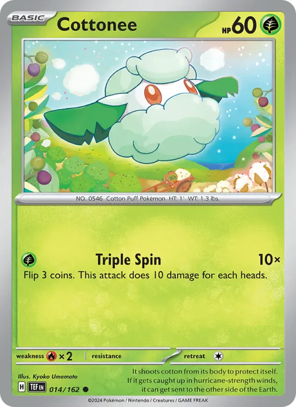 Cottonee 014/162 from Temporal Forces