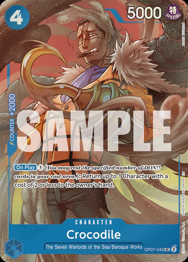 Crocodile OP07-040 Official alternate printing 4