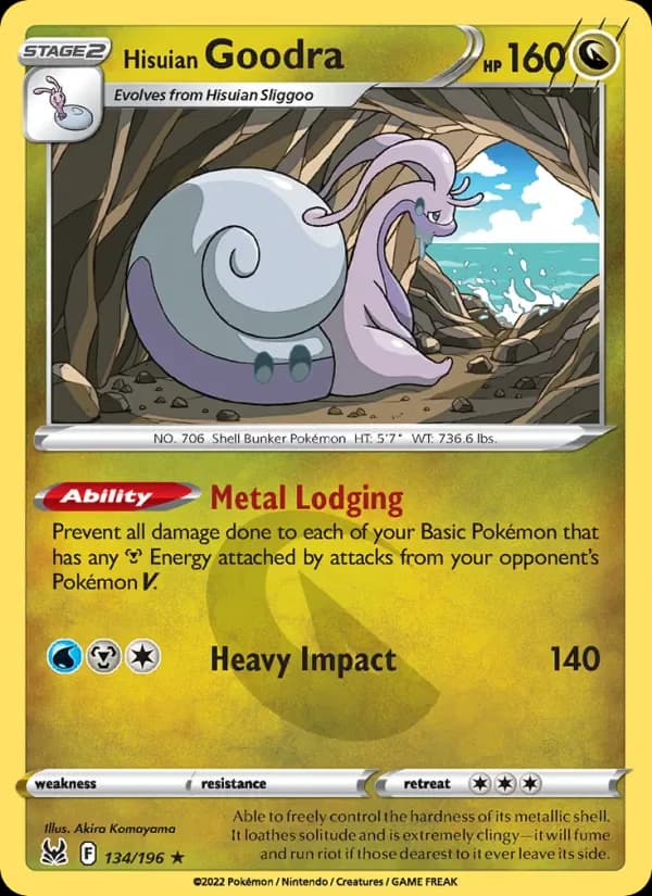 Hisuian Goodra 134/196 from Lost Origin