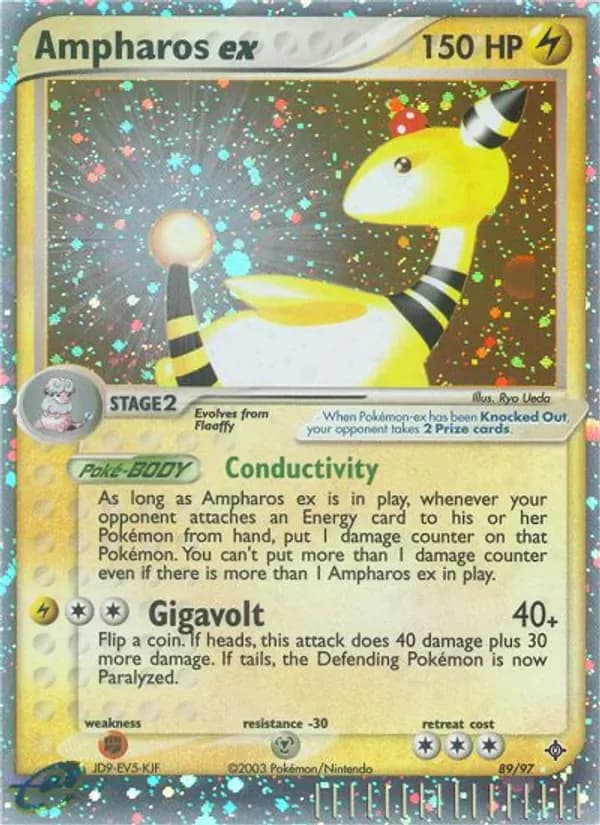 Ampharos ex 89/97 from EX Dragon