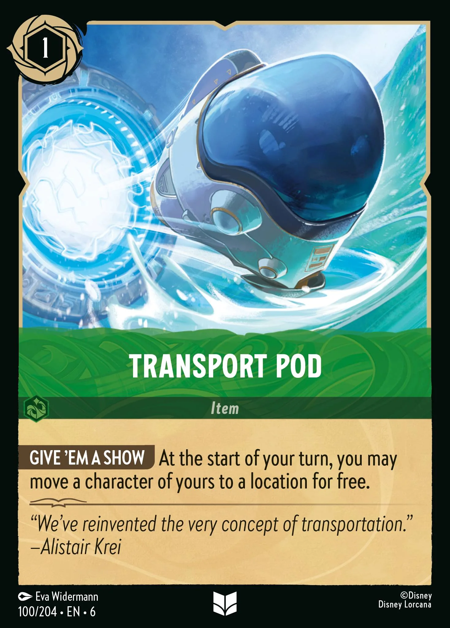 Transport Pod 100/204 from Azurite Sea
