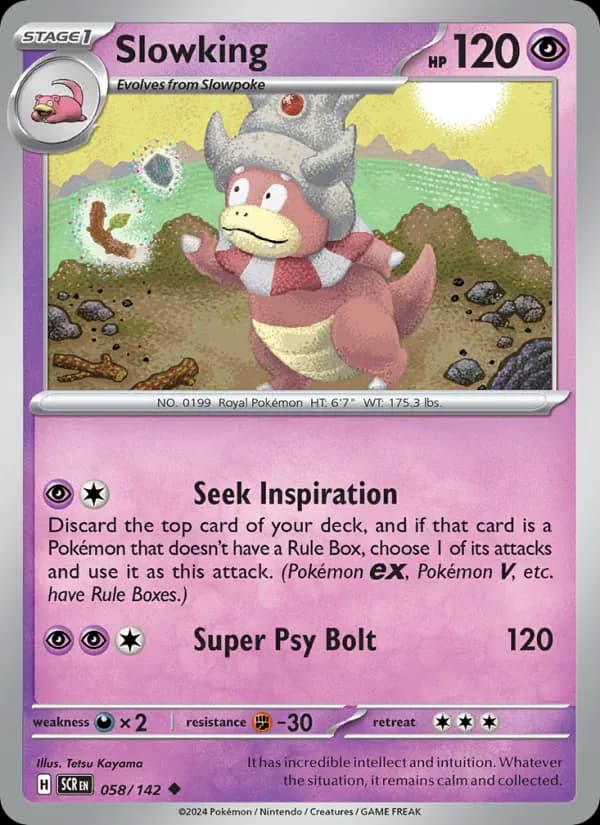Slowking 058/142 from Stellar Crown