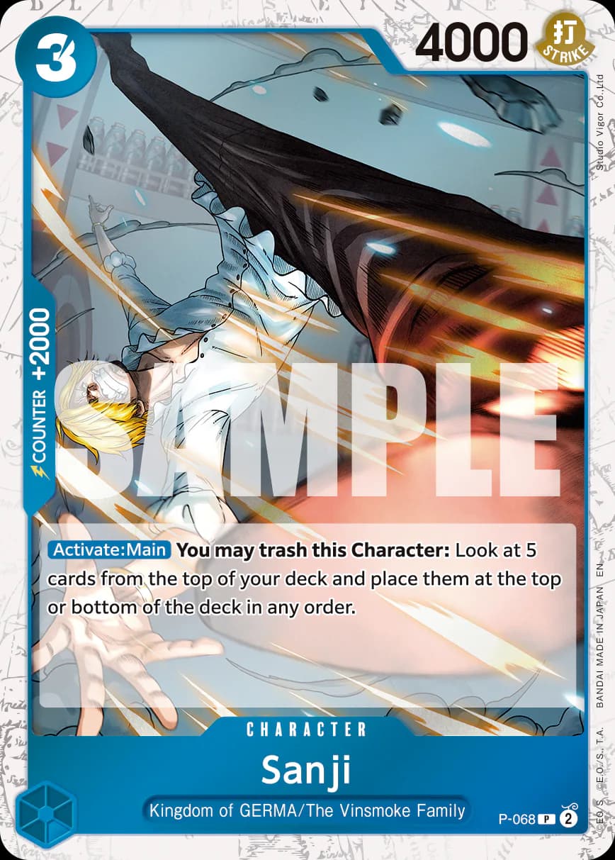 Sanji P-068 Official alternate printing 1