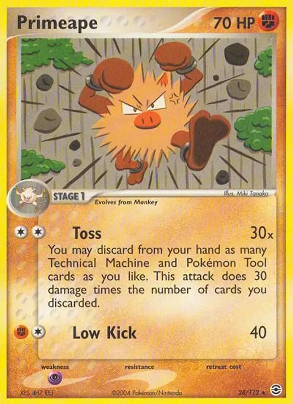 Primeape 28/112 from EX FireRed & LeafGreen
