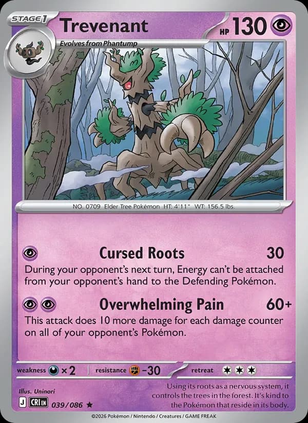 Trevenant 039/86 from Chaos Rising