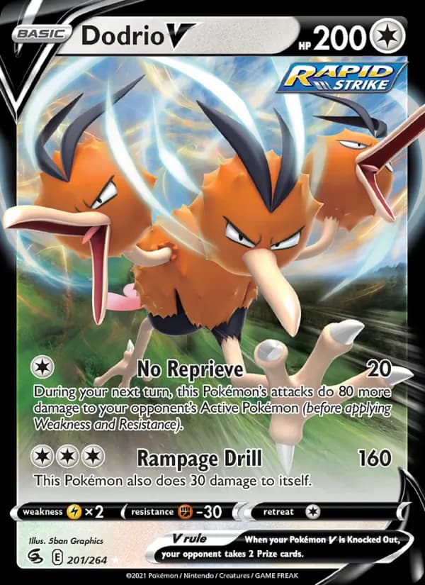 Dodrio V 201/264 from Fusion Strike