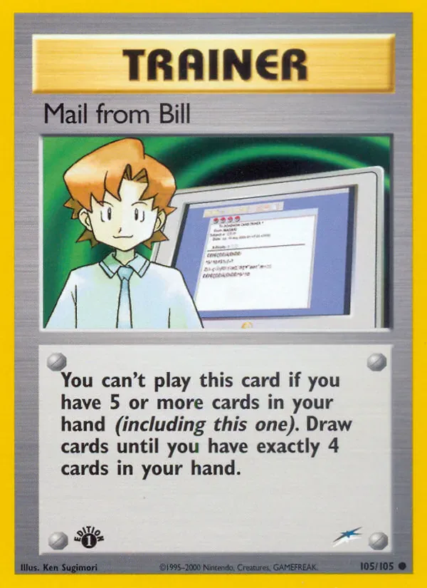 Mail from Bill 105/105 from Neo Destiny
