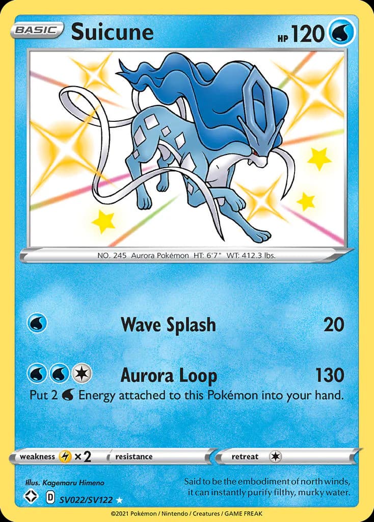 Suicune SV022/SV122 from Shining Fates