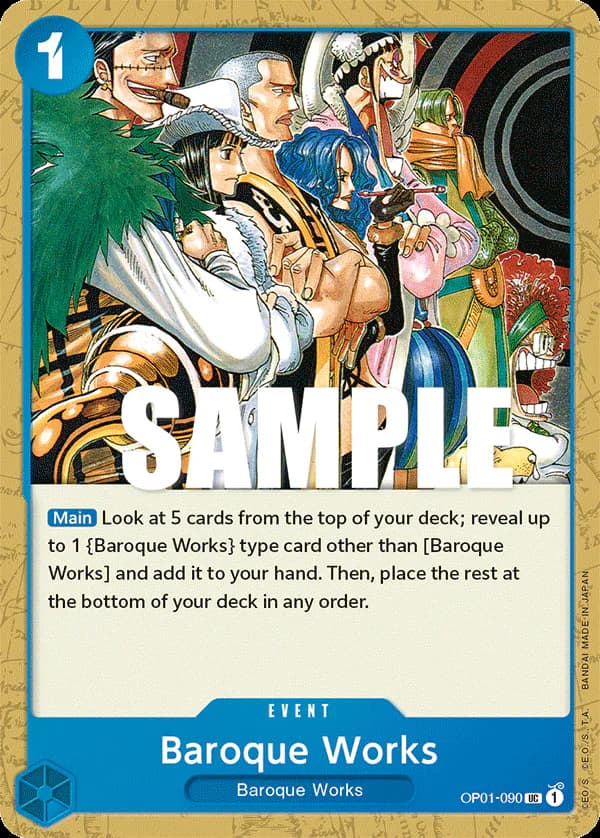 Baroque Works OP01-090 Standard printing
