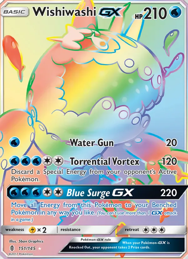 Wishiwashi GX 151/145 from Guardians Rising