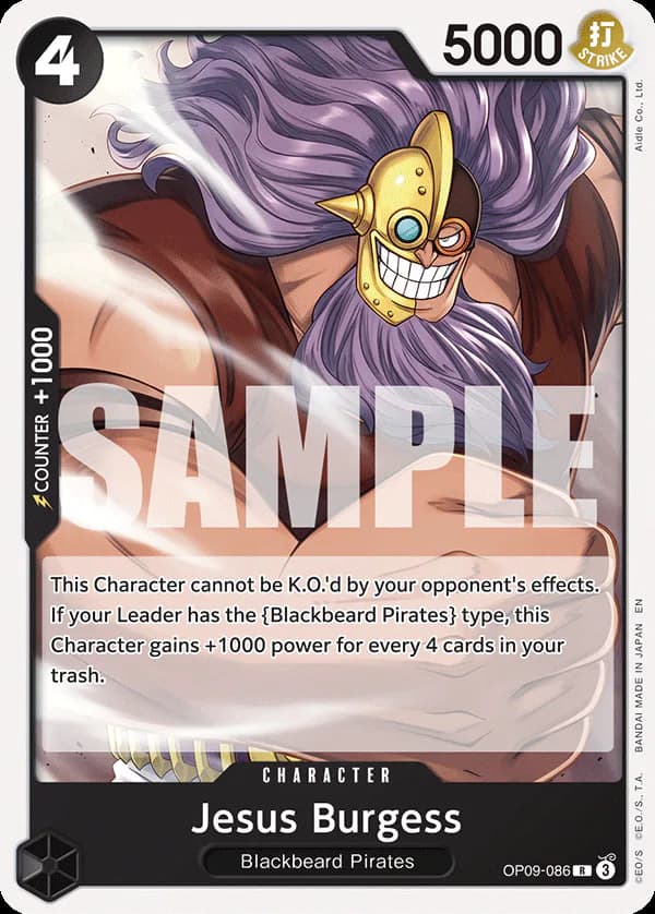 Jesus Burgess OP09-086 Official alternate printing r1