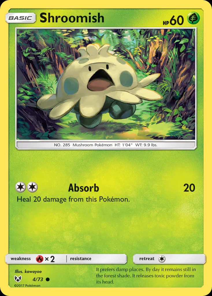 Shroomish 4/73 from Shining Legends