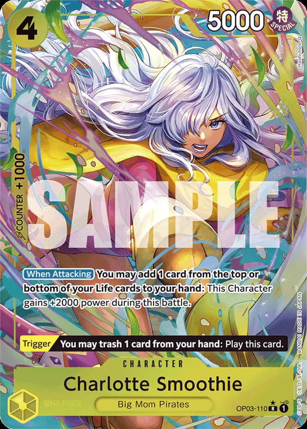Charlotte Smoothie OP03-110 Official alternate printing 5