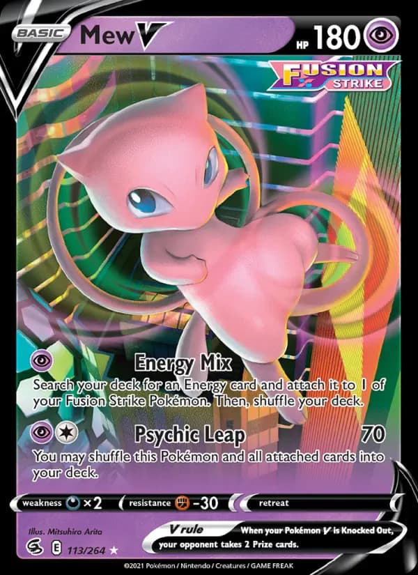 Mew V 113/264 from Fusion Strike