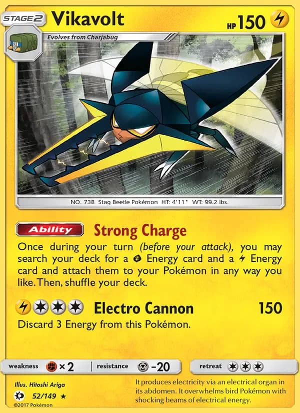 Vikavolt 52/149 from Sun & Moon Base Set