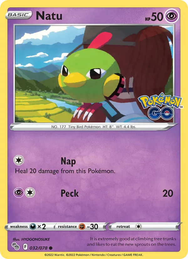 Natu 032/78 from Pokemon GO