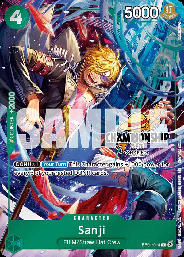 Sanji EB01-014 Official alternate printing 1