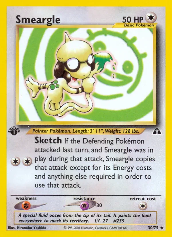 Smeargle 30/75 from Neo Discovery