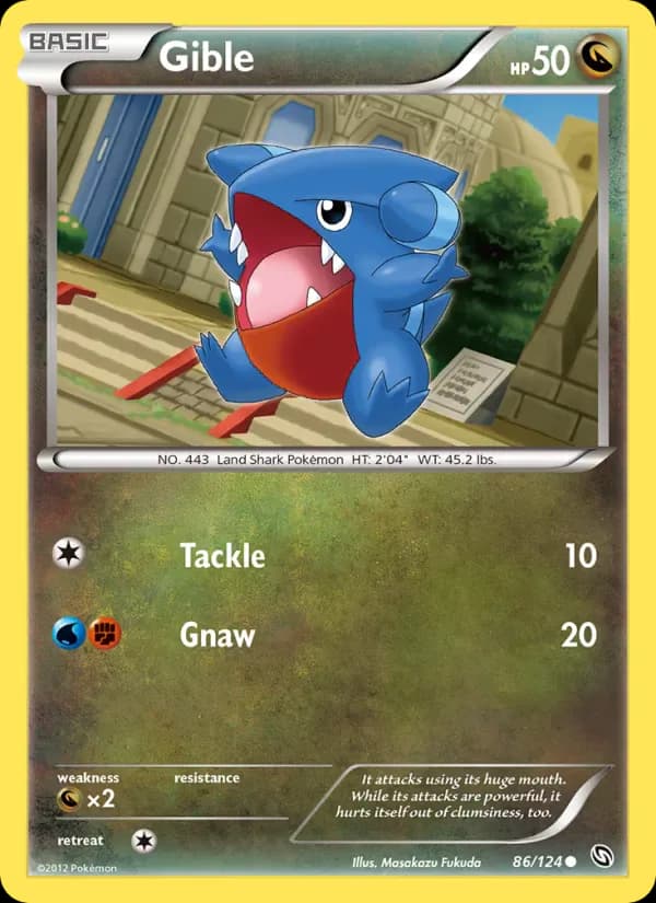 Gible 86/124 from Dragons Exalted