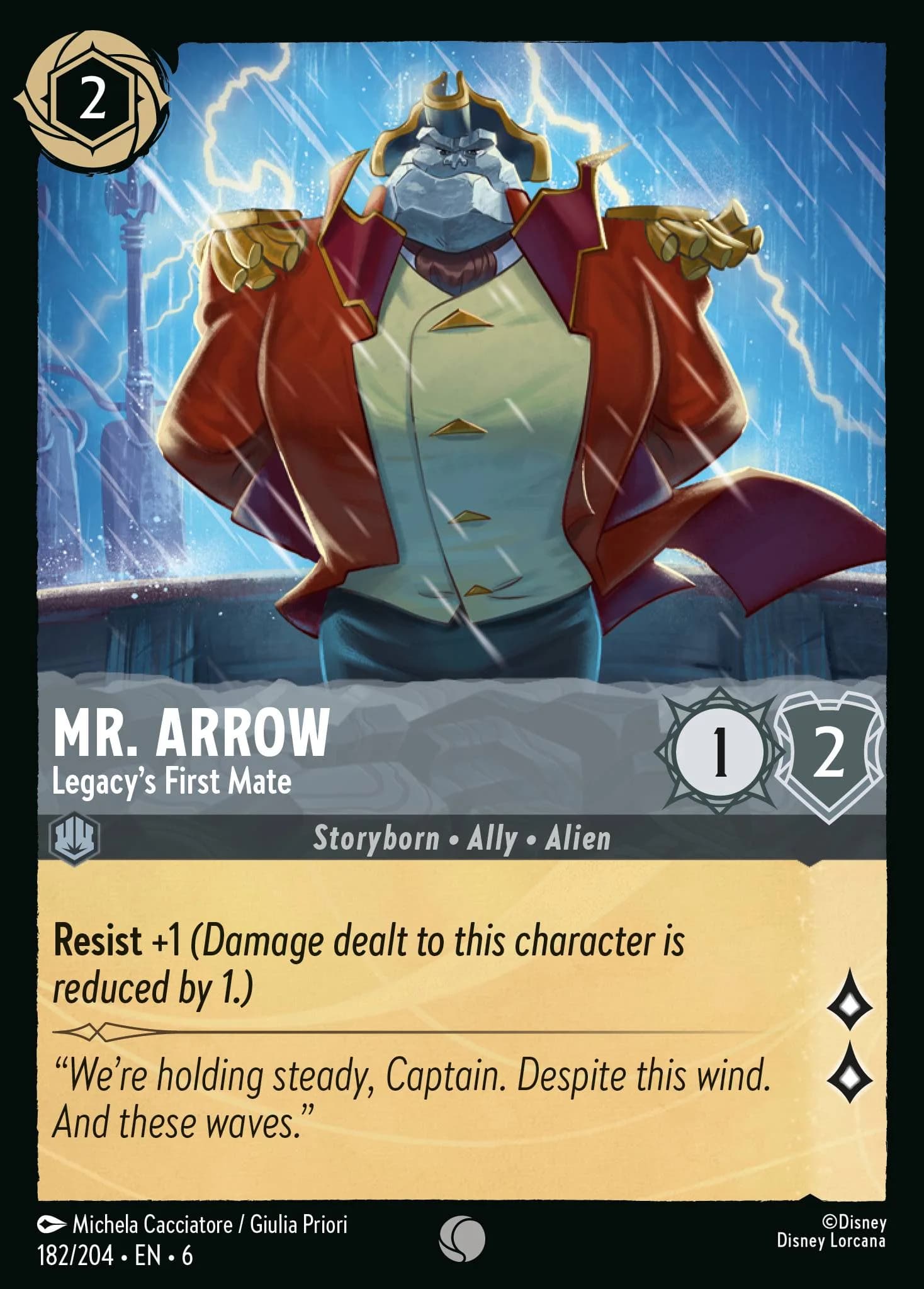 Mr. Arrow - Legacy's First Mate 182/204 from Azurite Sea