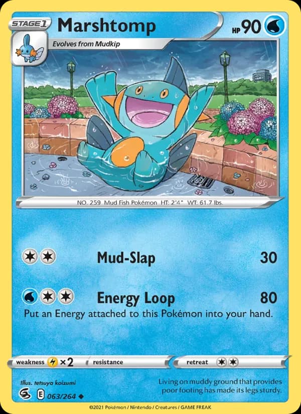Marshtomp 63/264 from Fusion Strike