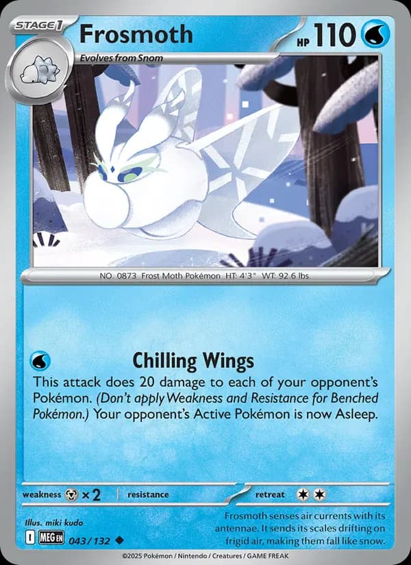 Frosmoth 043/132 from Mega Evolution