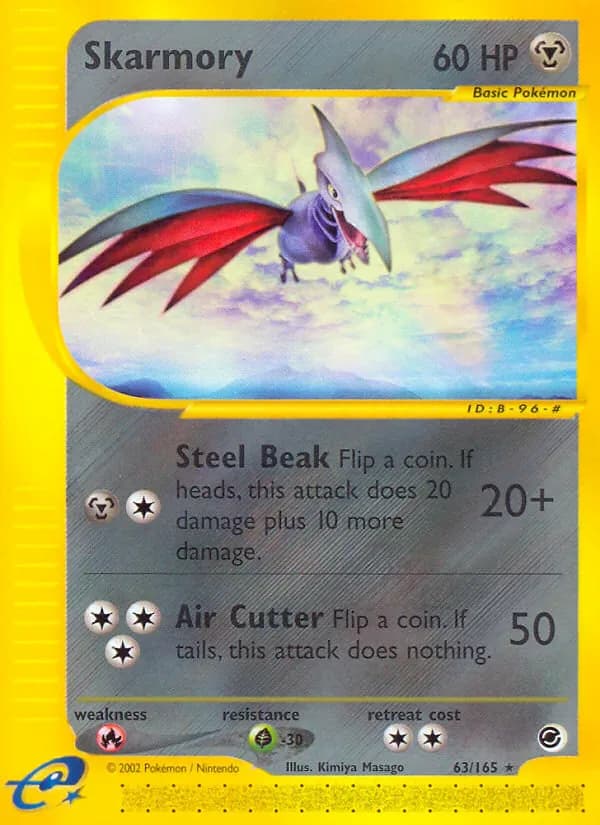 Skarmory 63/165 from Expedition Base Set