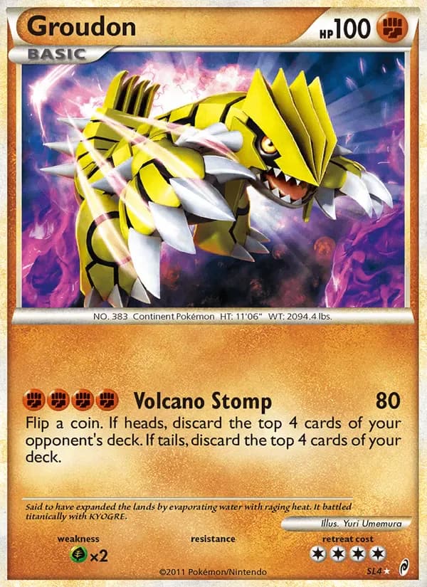 Groudon SL4/95 from Call of Legends
