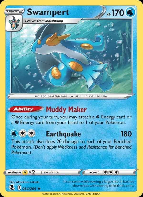 Swampert 64/264 from Fusion Strike