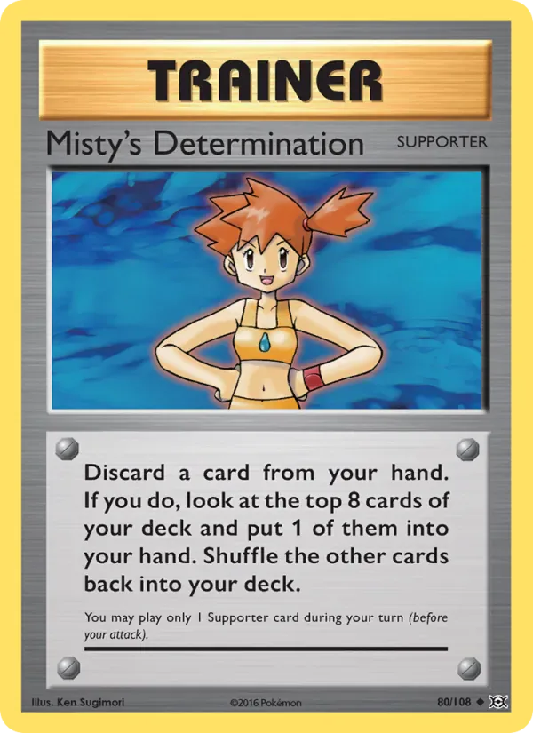 Misty's Determination 80/108 from Evolutions