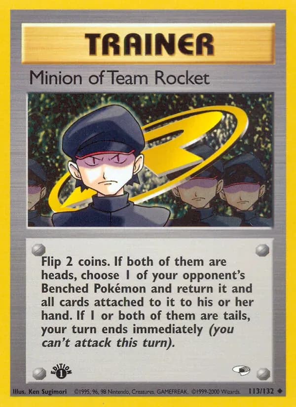 Minion of Team Rocket 113/132 from Gym Heroes