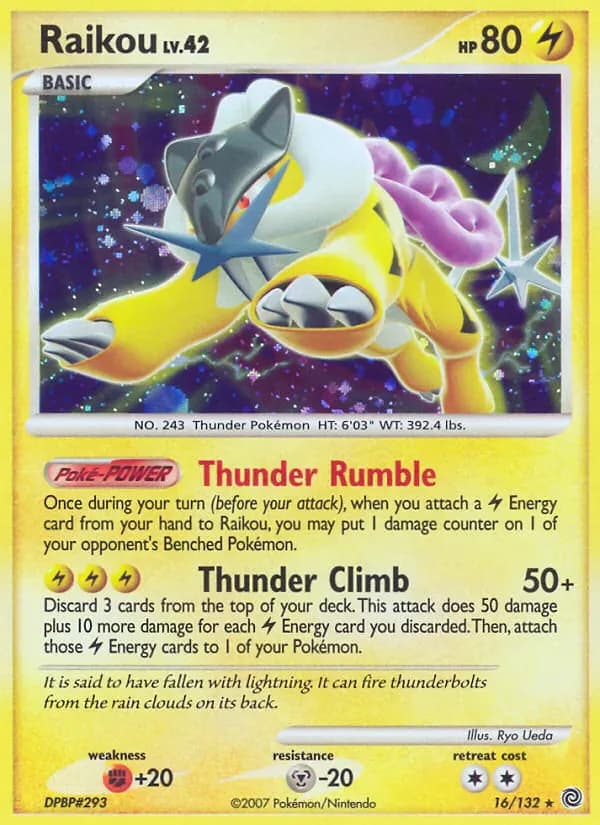 Raikou 16/132 from Secret Wonders